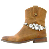 BOT140720-04  BIG CRYSTAL BOOT CHAIN