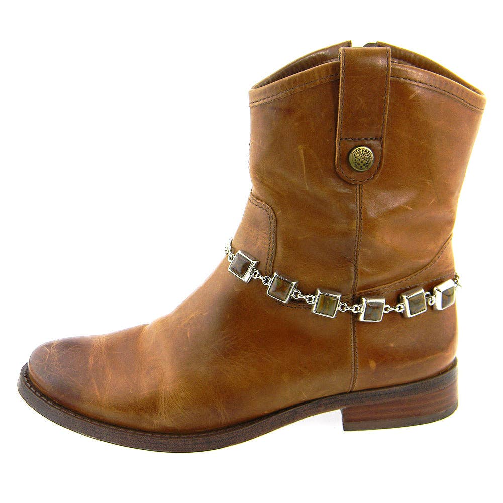 BOT010  JASPER, LINKED BOOT CHAIN