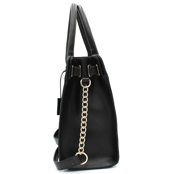 JSC715201 Designer Inspired Fashion Bag-Black – westernelite