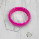 BRS230701-14                                 Hot pink stone bangle