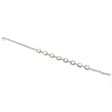 BOT009  DYED WHITE TQ, LINKED BOOT CHAIN