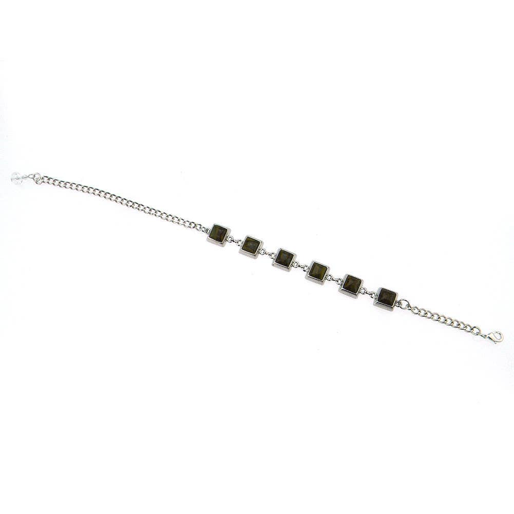 BOT010  JASPER, LINKED BOOT CHAIN