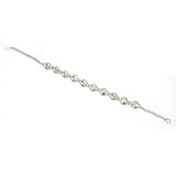 BOT150103-01 CLR  ROUND CRYSTAL LINKED BOOT CHAIN