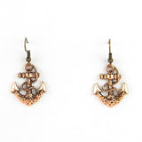 ERS150630-03COP Anchor Charm Earring