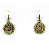 ER150525-02BRS    12GAUGE Bullet Charm Earring