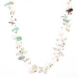 NK170501-01  Fresh Water Pearl with Chips Necklace