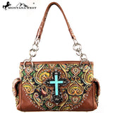MW211-8085 Western Spiritual Collection Handbag-Brown