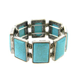 BRS170801-01TQ 1.15" Wide TQ Stretch Bracelet
