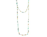 NKS170715-10   6MM 60" Real Stone Hand-knotted Necklace