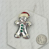BC120720-03GD                      Golden snowman brooch