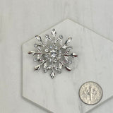 BC150902-01GD              Golden snowflake brooch