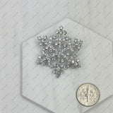 BC151015-01GD          Golden snowflake brooch