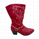 BOT160905-02-ORANGE                                  16 inches silver chain with orange stone squash blossom choker