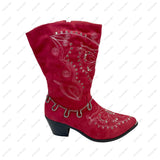 BOT161108-01SILVER               14 Inches long silver metal chain with horseshoe boot chain