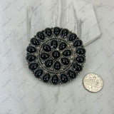 BPD240530-04-BLUE                    Silver metal with blue turquoise stone wild slider