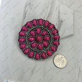 BPD240530-04-BLUE                    Silver metal with blue turquoise stone wild slider