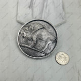 BPD240530-07                                Silver metal buffalo wild slider