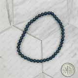 BR231216-01                   Orange stone beads bracelet