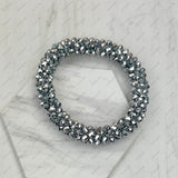 BR240106-16                         Blue crystal beads stretch bracelet