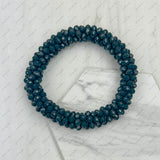 BR240106-22                        Red crystal beads stretch bracelet