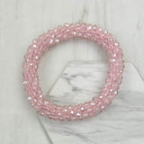 BR240106-28                       Red crystal AB beads stretch bracelet