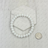 BR240713-01                   Clear AB face cut crystal Beads stretch Bracelet