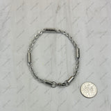 BR251127-01            Silver stainless steel Bracelet