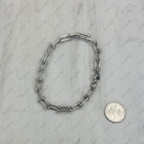 BR251127-02           Silver stainless steel Bracelet