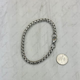 BR251127-04                  Silver stainless steel Bracelet