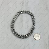 BR251127-07                  Silver stainless steel Bracelet