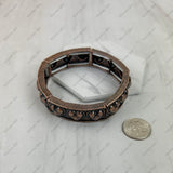 BR251228-01-COPPER                        Copper metal with heart design Bracelet