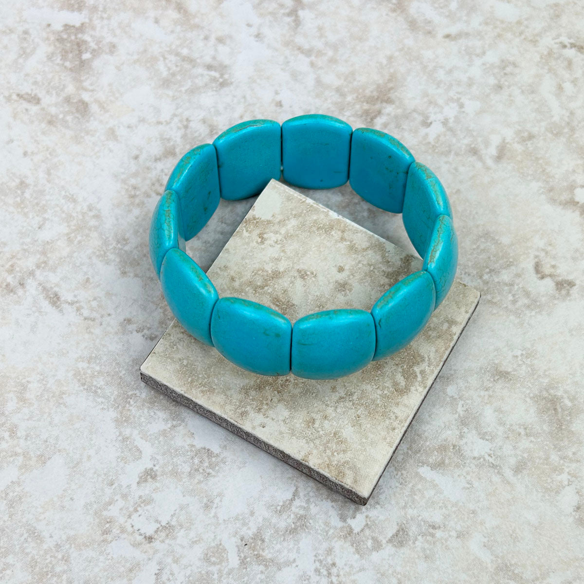 BRS230701-03        Blue Turquoise Bracelet