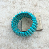 BRS230701-07       Blue Turquoise Bracelet