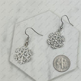 ERS150902-05GD     Golden snowflake Earrings