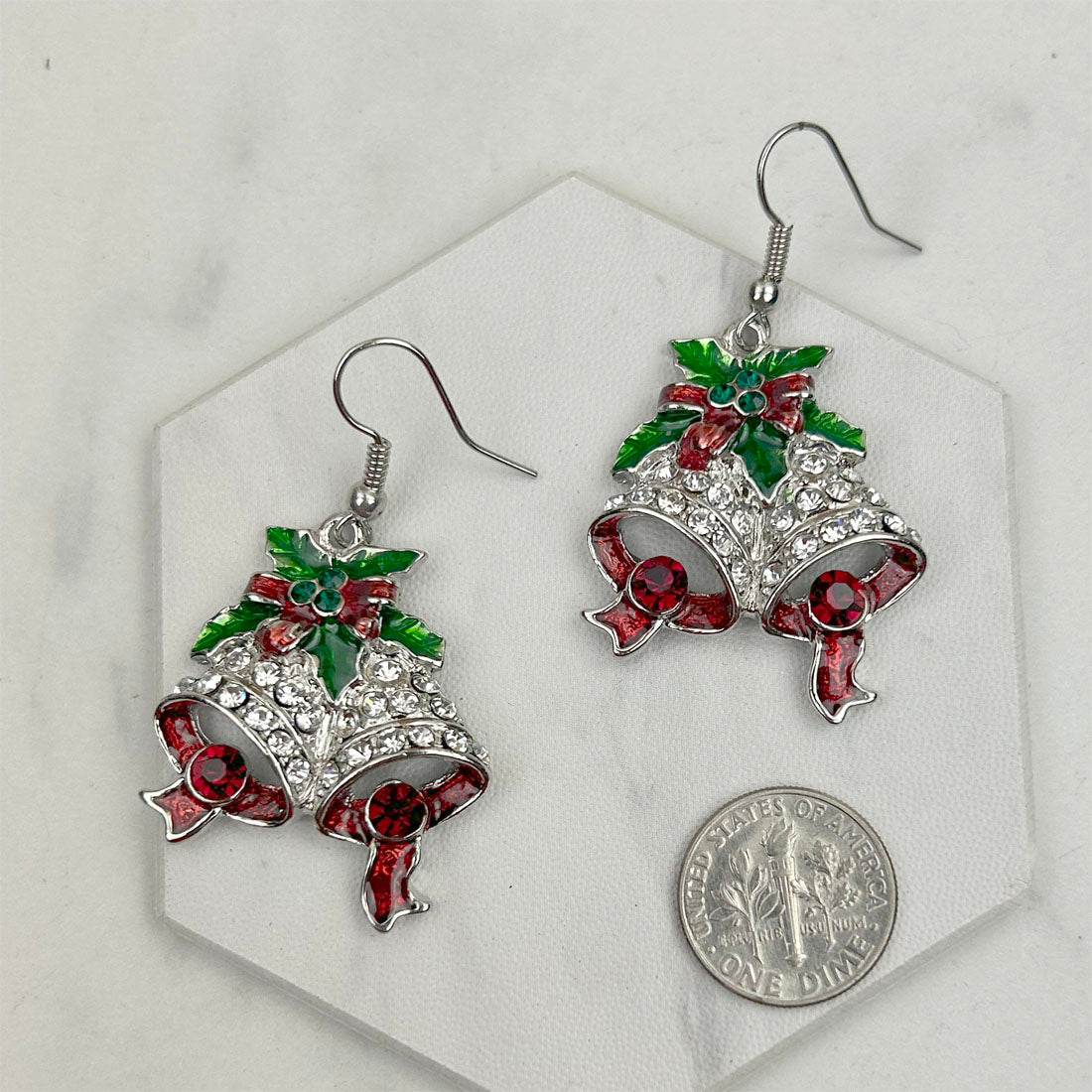 ERS150902-06      Christmas bell Earrings