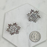 ERS150902-11GD    Golden snowflake Earrings