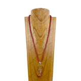 NKS230702-20-RED	 27 Inches red color crystal lanyard
