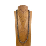 NKY250121-16                  32 inches 10mm copper Navajo pearl beads Necklace