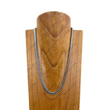 NKY250308-11       23 inches Silver metal chain Necklace