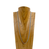 NKY251127-02                     24'' silver stainless steel chain Necklace