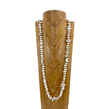 NKY251221-28                        60'' Blue turquoise nuggets stone Necklace