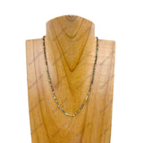 NKZ230825-01                15-inch long 3mm face cut jasper beads Necklace
