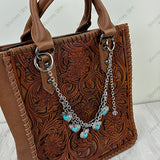 PC260418-11             12'' Silver metal chain with heart charms Purse chain