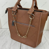 PC260629-04             Golden metal chain with horse bite adjustable Purse chain