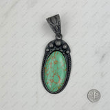 PDS230813-42      Silver with white stone oval shape pendent