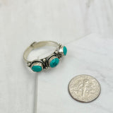 RG240721-31                  German silver with blue turquoise stone Ring