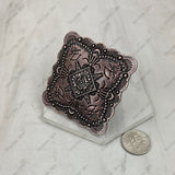 RGY260516-02            Large square copper metal Ring