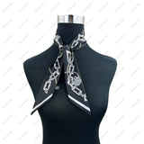 SCRAF-14                    Bend narrow scarf (for scarf ;handbag; necklace; etc. )