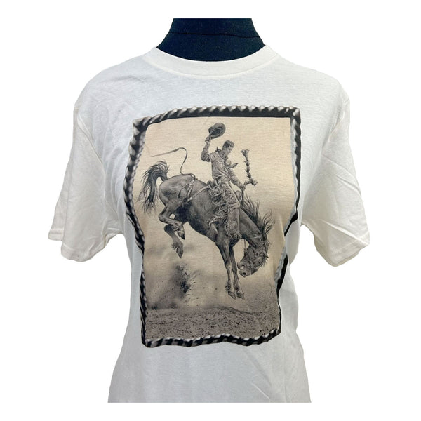 T-shirt Ariat Heritage Natural Bronc Riding - 100% Cotone USA - 3