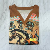 WD02                Western T shirt